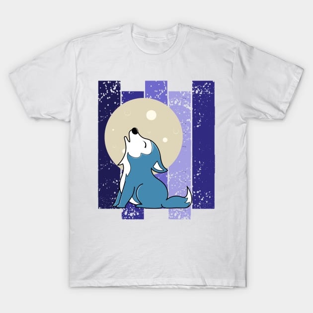 Cute Baby Wolf T-Shirt by Imutobi